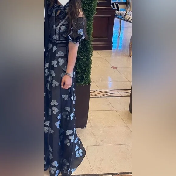 Self- portrait floral print maxi dress - Picture 2 of 3